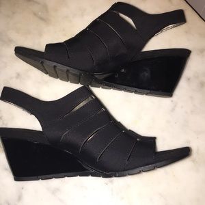 Bandolino wedge sandals.